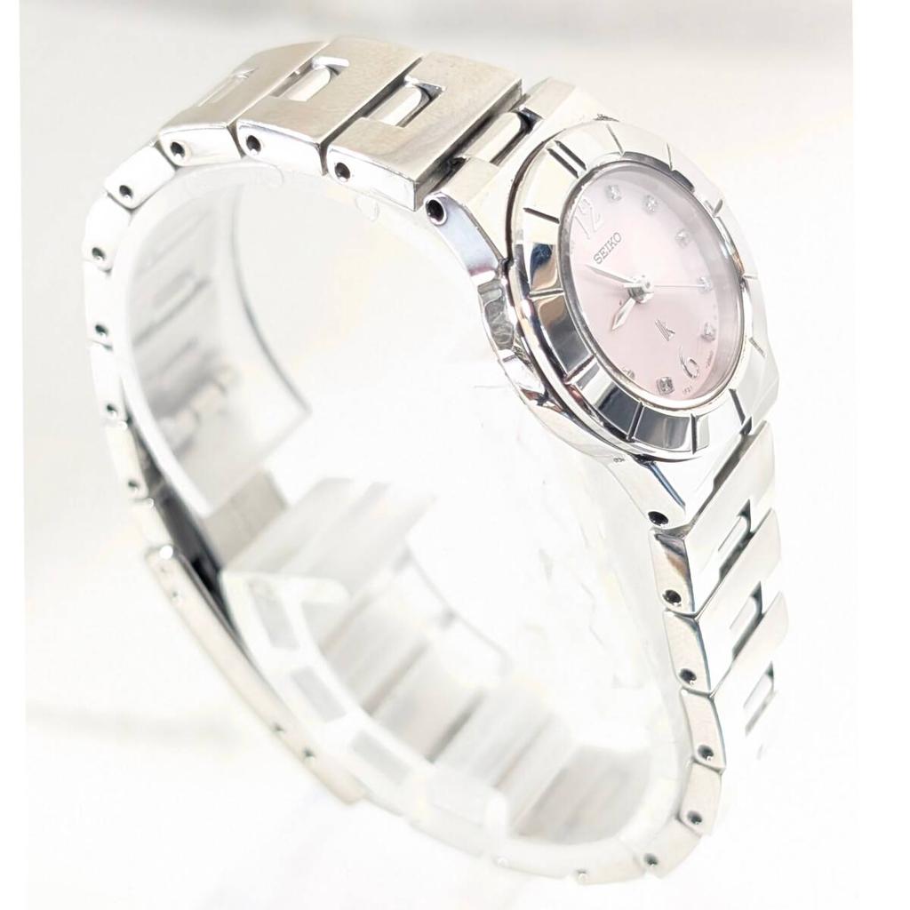 SEIKO Lukia Battery Working 10-Diamond Ladies' Watch, Replaced, Condition, M-99