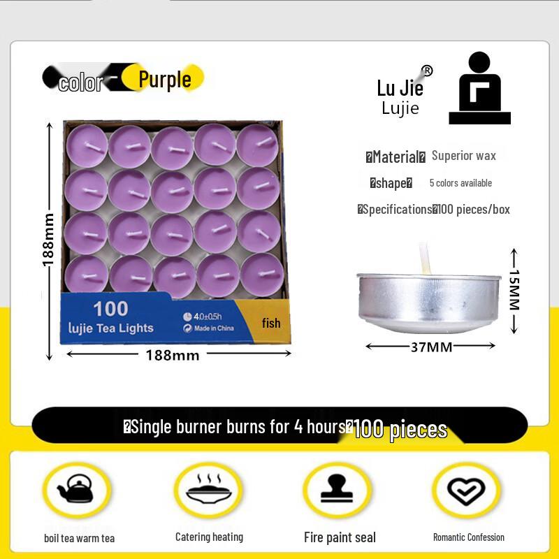 LIEI Romantic Smokeless Tea Warming Candle