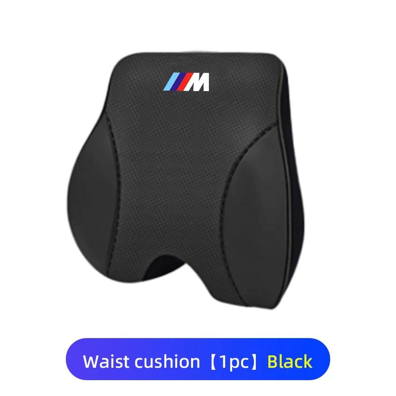 LXEQ4 New 2025 Car Lumbar Support Headrest Waist Neck Pillow Auto Seatrest Cushion For BMW M Power Sport M1 M3 M4 M5 M6 E90 E39 F30 F1