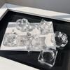 Transparent Crystal Ball Base Glass Glassball Base Crystal Ball Display Stand  Home Decoration
