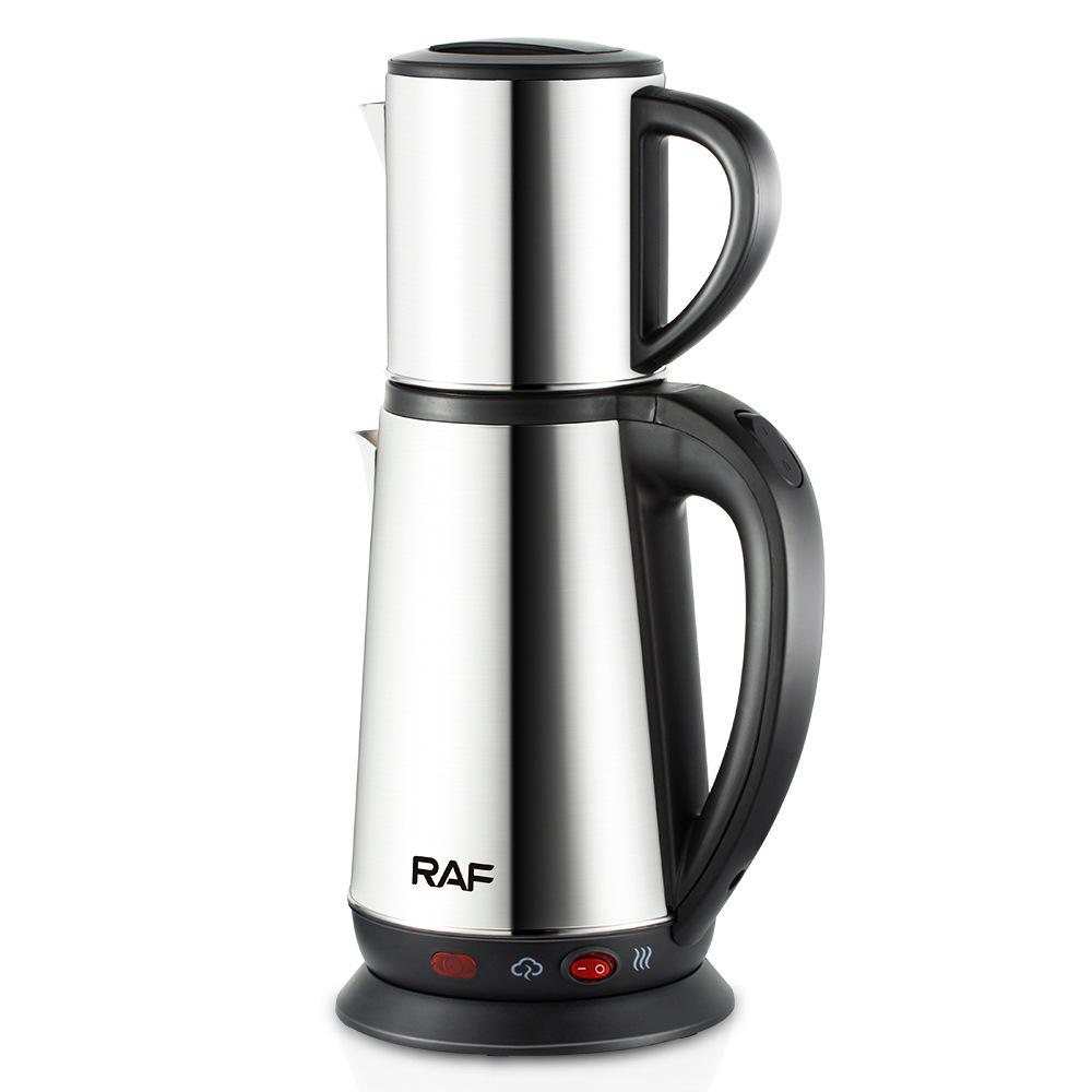 2-in-1 Stainless Steel Electric Kettle: Multi-functional Large Capacity