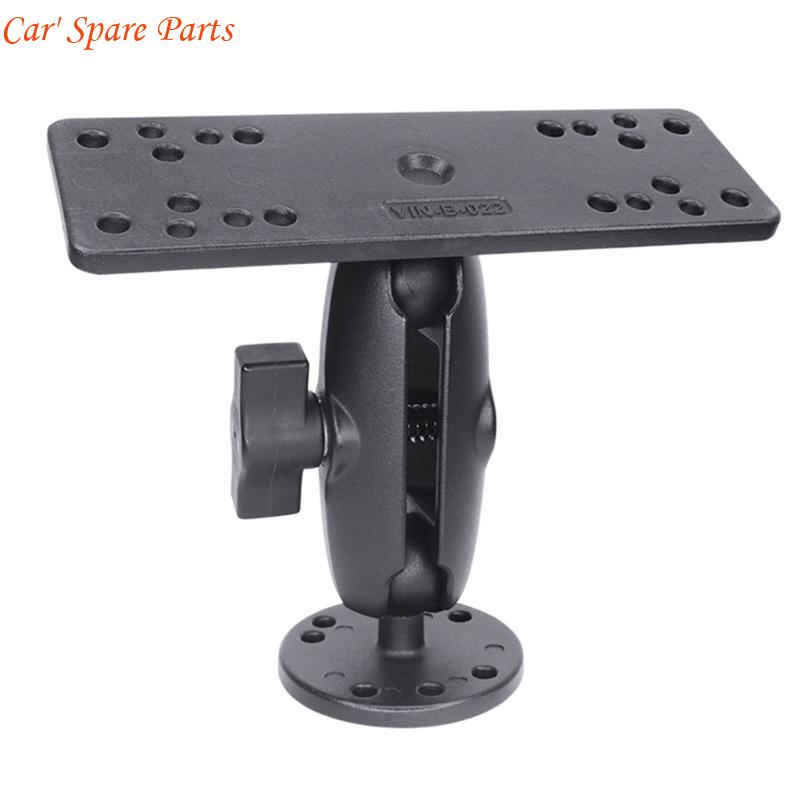 

Y4UA Adjustable Fish Finder Holder Plastic Metal Heavy Duty Fish Finder Bracket Anti Corrosion Boat Accessory for Marine