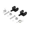 Motorcycle Footpeg Connection Bracket 2 Pieces Foot Peg Bracket For Surron S X Light Bee Off-Road Electric Vehicle Bike