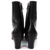 Excellent BALLY Ankle Boots TIURA-FE Side Zip Short Boots Black Leather Women Used