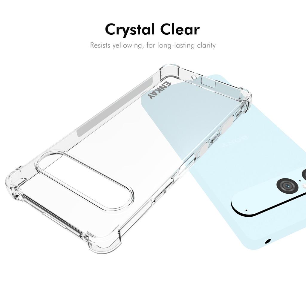 For Sony Xperia 10 VII Clear Phone Case ENKAY HAT PRINCE Shockproof Anti-slip TPU Cover