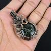 Kambaba Jasper Handmade Gemstone Pendant, 999 Copper Wire Wrapped Pendant Unique Design Jewelry, For Thanksgiving