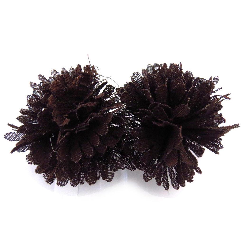 Les Trésors De Lily [J6762] - Designer-Ohrringe 'Scarlett' braun