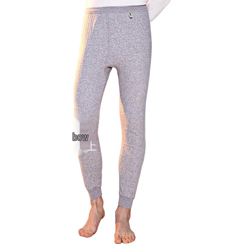 YierShuang Men's & Women's 3-Layer 100% Cotton Thermal Long Johns with Knee Pads