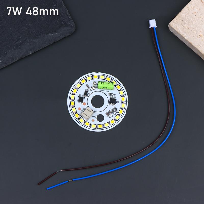 Led Bulb Lamp Chip 3W 5W 6W 7W 12W 220V No Need Driver Diy Tricolor Light Changing For Led Downlight Spotlight Lamp Beads