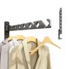 Wall-Mounted Telescopic Clothes Drying Rack - Punch-Free, Folding Design for Bathroom or Balcony