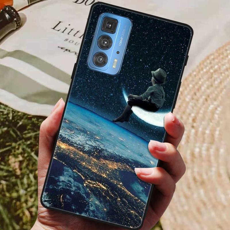 Für Motorola Moto Edge 20 Pro Hülle Weiche TPU Silikon Rückseite für Motorola Moto Edge S 20 Pro 5G Handyhüllen Mode Coque