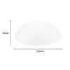 Semicircle Shape Plastic Lampshade Home Decor Light Shade For Wall Ceiling Fan Globe Replacement Light Bulb Cage Lighting