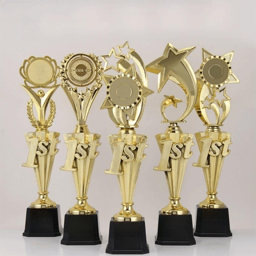 Large Star Trophy Award Plastic Prize Cup Creative Winner Cups  For Team Sport Competition