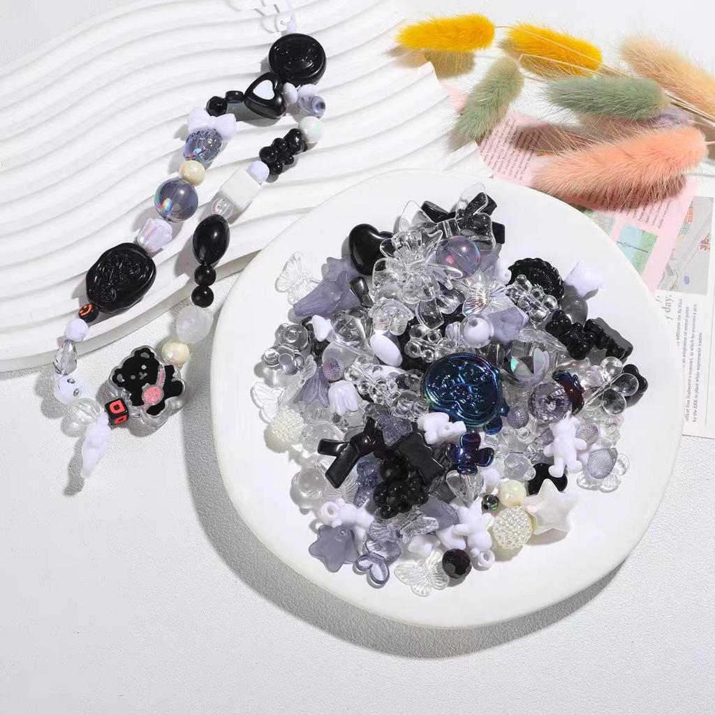Colorful Loose Beads for DIY Jewelry and Phone Lanyards
