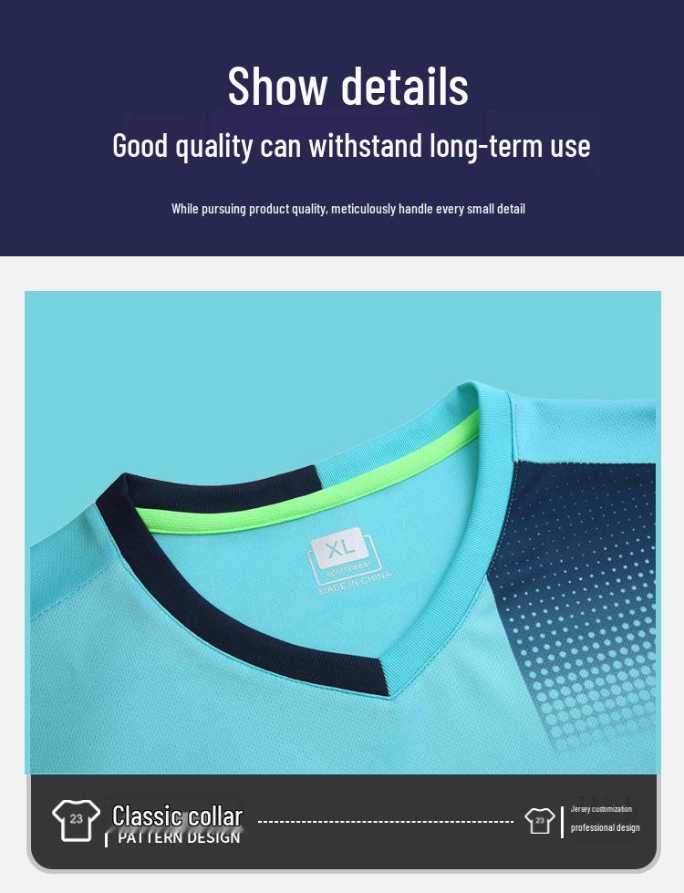 Quick-Drying Football Uniform Set for Adults and Kids - Ideal for Training and Competition