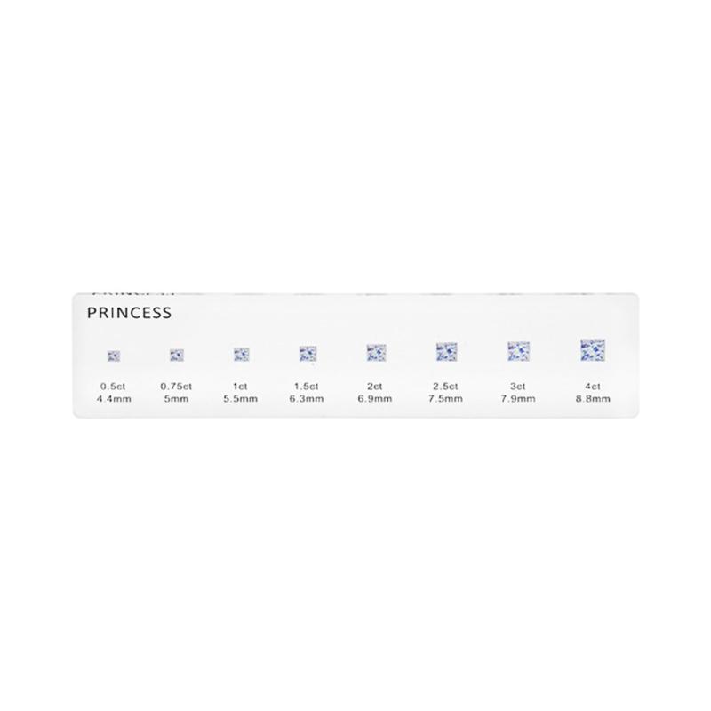 

Ring Size Measuring Device For Round Oval Square Diamonds With High Precisions Markings Rhinestones Measuring Ruler