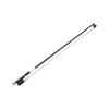 4 4 Cello Violoncello Bow Well Balanced Carbon Fiber Round Stick Ebony Frog White Horsehair Cello Parts Accessories