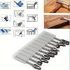 10 Piece Dual Cutting Hard Alloy Rotating Burr Set - Suitable for Woodworking, Drilling, Carving