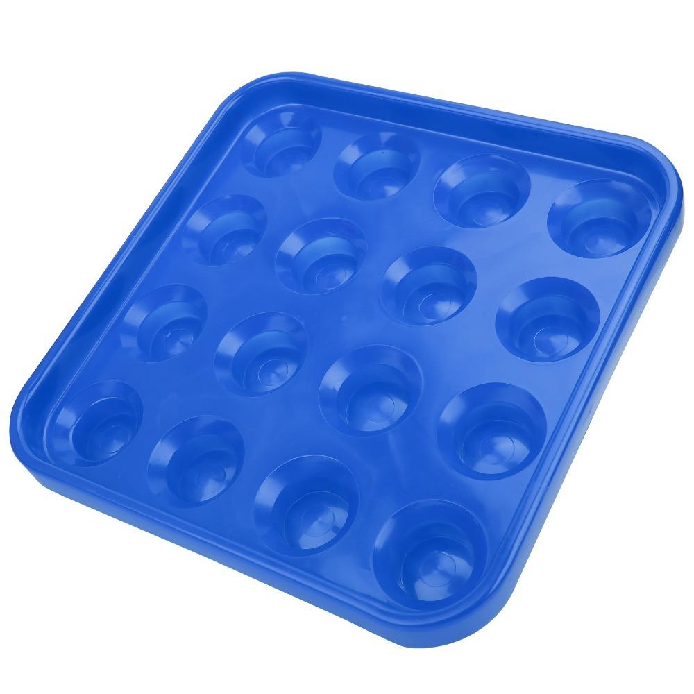 16-Hole Billiard Ball Tray Plastic Billiard Ball Plate Reusable Billiard Accessories  Pool Table