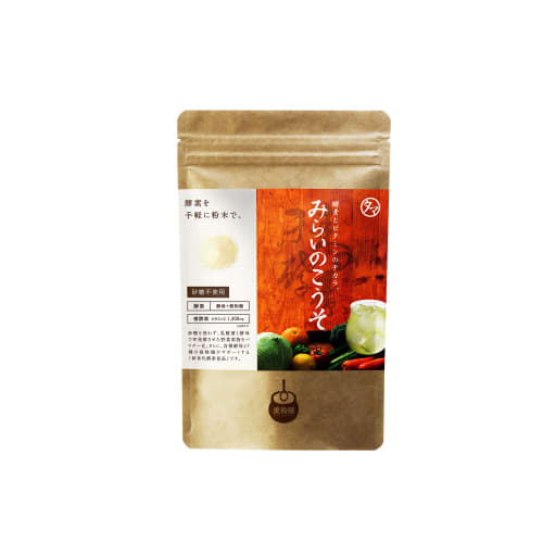 

Tamachan Shop s Mirai no Kouso Vegetable and Fruit Fermentation Enzyme Powder, Vitamin C, Koji, and Yeast, Easy to Drink, Lemon Flavor, 100g