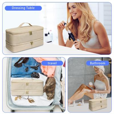 New Double Layer Portable Hair Dryer Organizer Bag Travel Pouch for Salon Tools Storage Essential
