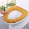 Thicker Bathroom Toilet Seat Cover Pads - Soft Warmer Toilet Seat Cushion Cover Stretchable Washable Cloth