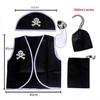 Adult Unisex Caribbean Pirate Costume - Non-Woven Fabric