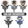 Cool Fun Head Shake Rotate Bear Pilot Car Air Fresheners Diffuser Perfume Aircraft Vent Plane Decoration Ornaments Fragrance Men