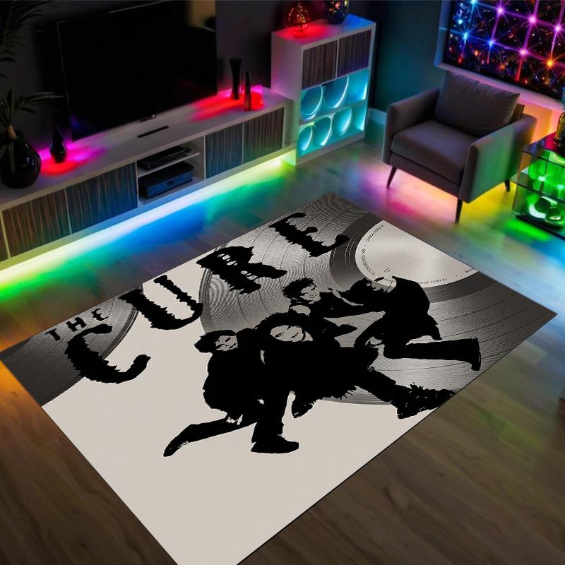 The Cure Design Crystal Velvet Carpet Cozy Non?Slip Printed Rug For Bedroom Living Room Entrance