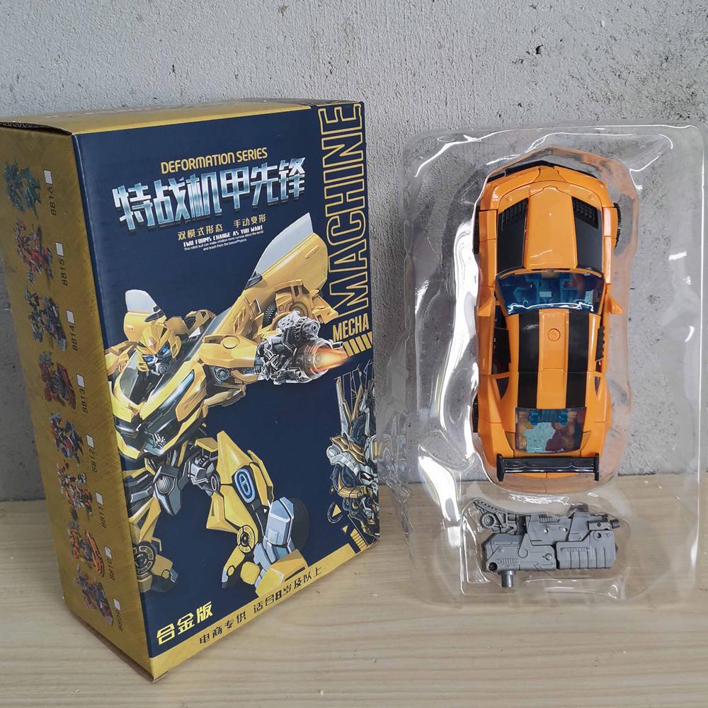 Transformation Toys Yellow Bee Hornet Warrior Movie Action Alloy Figure Robot Beetle Deformation Model Gifts BAIWEI TW1025 SS49 Kid Friendly