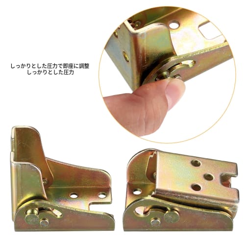 Folding Brackets, 4-Piece Set, Folding Leg Brackets, Folding Legs, Folding Brackets, Table Leg Brackets, 90 Degree, Chair Repair, DIY, Desk Legs