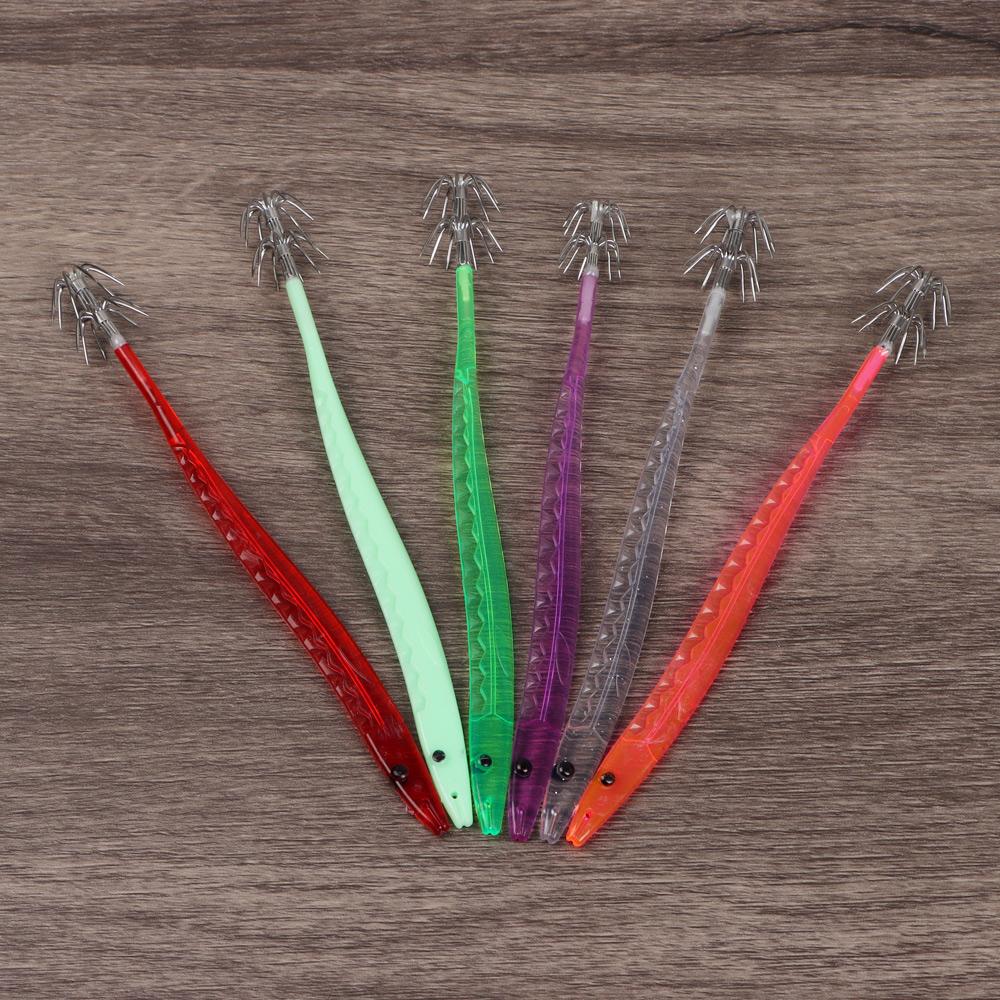 Jigs Cuttlefish Hook Fishing Tackle Squid Bait Artificial Bait Umbrella Hook Fishing Lure
