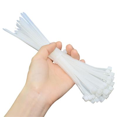 200 Stück 60–150 mm Stahldraht-Nylon-Kabelbinder, Seilbinder, Kunststoffkassetten, Schmuckzubehör, Schnallenaufbewahrung, DIY-Schmuckherstellung