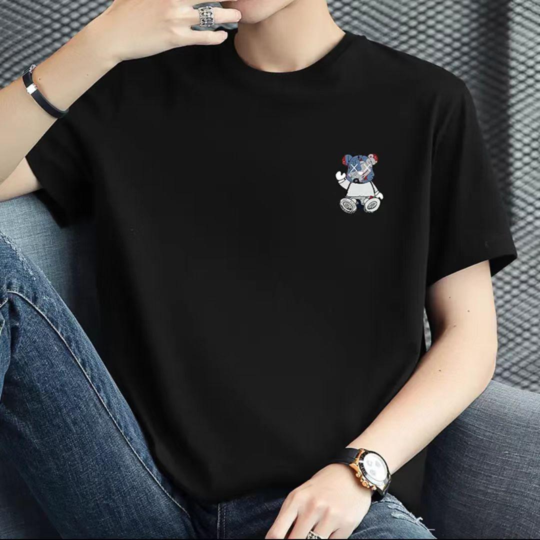 Men s Summer Cotton Crew Neck Printed Casual T-Shirt S 80-95 jin 1830₽