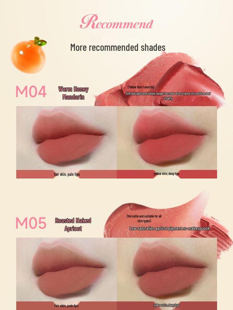 Colorkey Velvet Matte Lip Mud - Nude Collection for Women (Lipstick, Lip Gloss, Lip Tint)