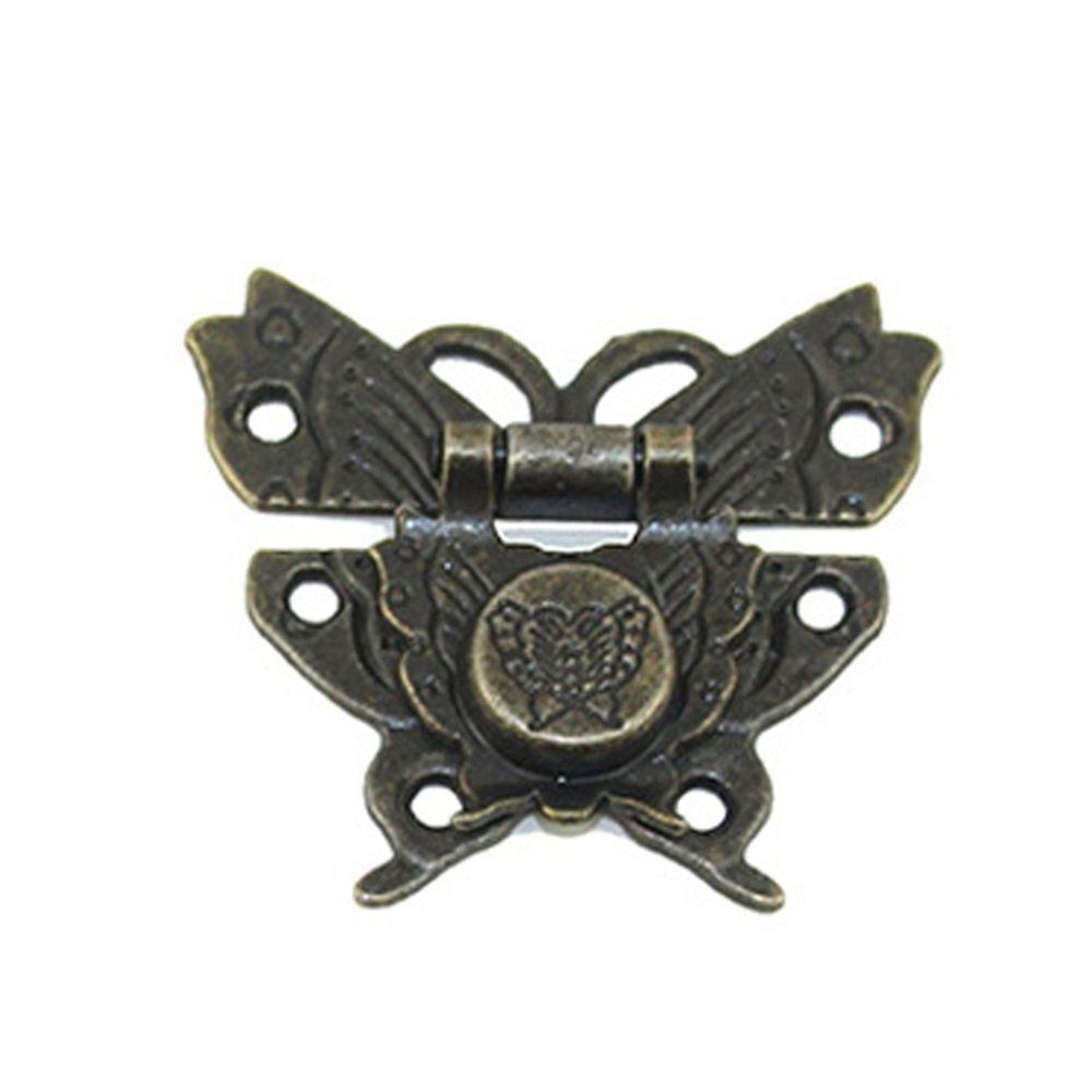 Jewelry Box Hardware Decorate Brass Household Gift Box Furniture  Lock Clasp Lock Buckle Hasps