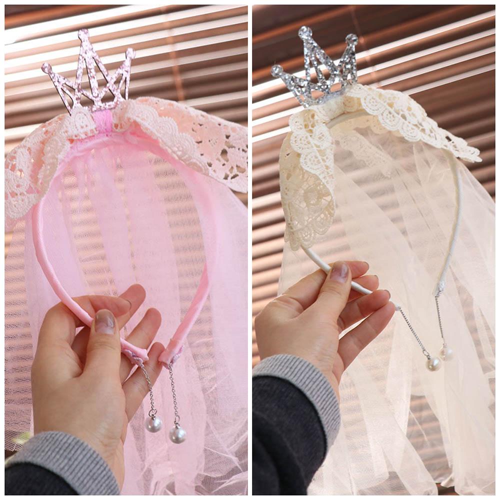 Gauze Birthday Hairband Mesh Girls Hair Hoop Simple Happy Birthday Headband  Kids