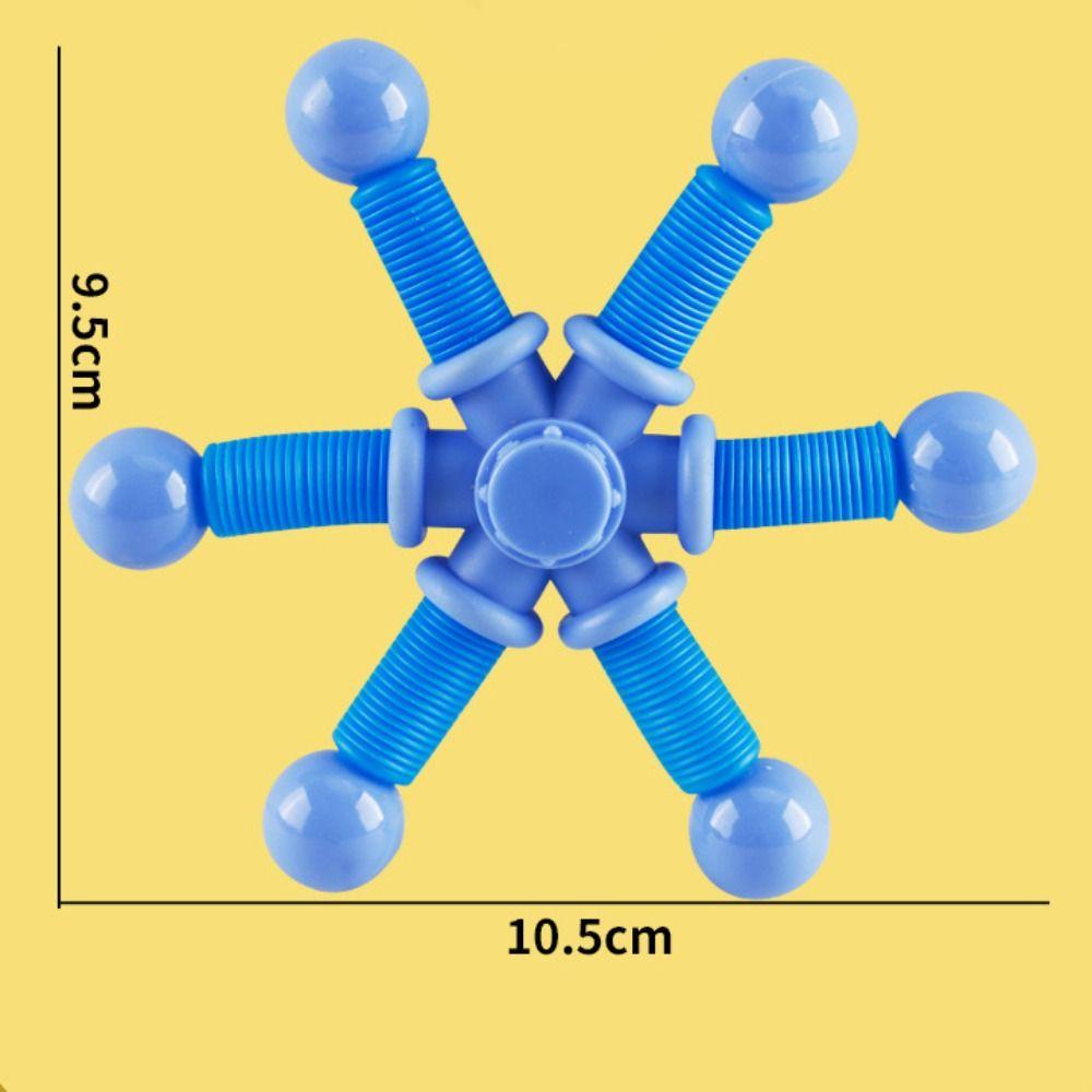 Creative Fidget Spinner Toys Plastic Fingertip Telescopic Tube Telescopic Tube Gyroscope  Kids