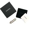 Used CHANEL Hair clip Leather/Light gold