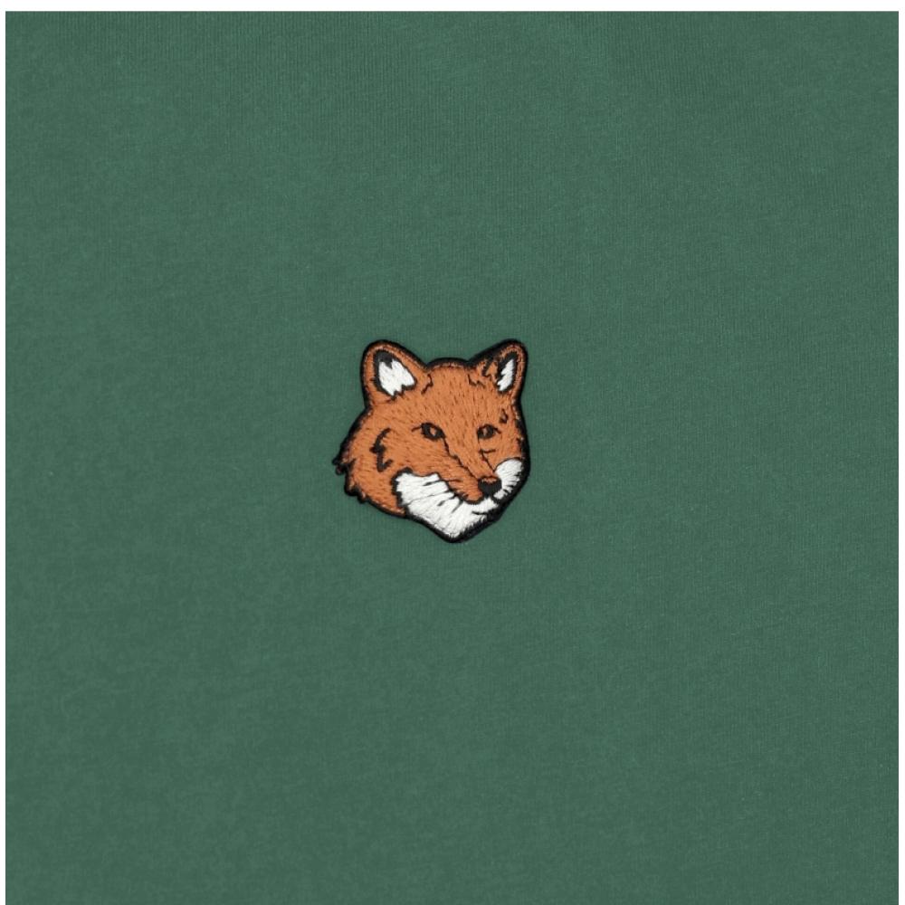 Maison KiTune Men Fox Head PaTch ShorT Sleeve T shirT P399