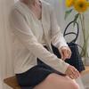 New ArriVals Open Run Women Slim Fit V Neck Ribbed Long Cardigan Two Button