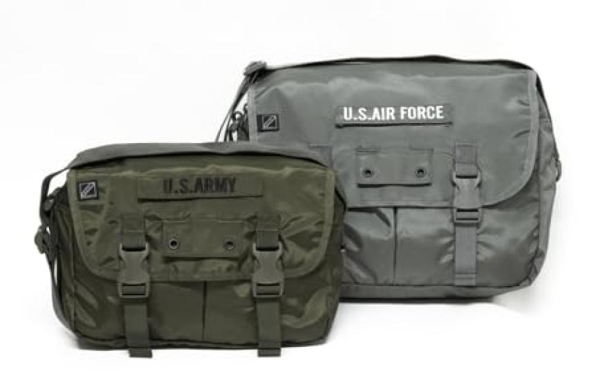 Shoulder Messenger Crossbody Military Air Force Field Pack Small with Patch J-TECH Bag, Bag, Bag, Bag, U.S. (Foliage Green, Small)