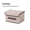 Foldable Non-Woven Storage Box for Clothes and Toys - Large and Dustproof.