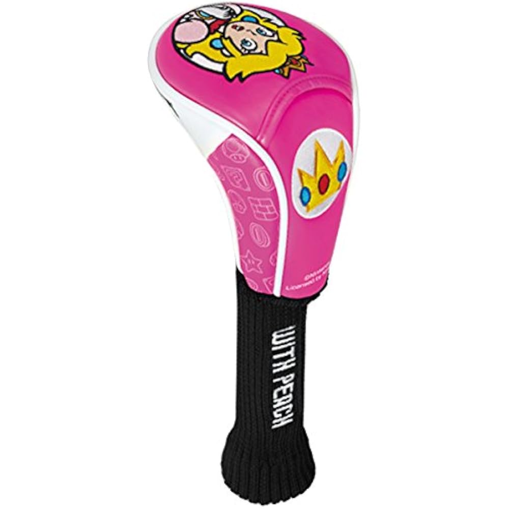 Enjoy Caddie Bag (Enjoy Caddie Bag) Super Mario Head Cover for FW (Peach) SMHF004 SMHF004