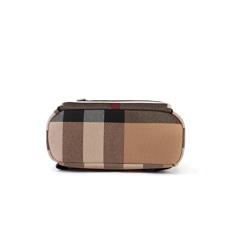 Canvas Light Luxury Bag Head Layer Cowhide Backpack Large Capacity Unisex Casual Backpack