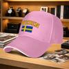 Swedish Flag Adjustable Unisex Baseball Cap Trendy Printed Duckbill Hat For Fishing Golf Camping Hiking