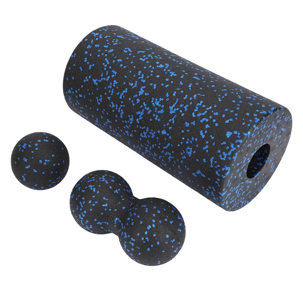 Foam Roller Set 3 in 1 Yoga Column Deeply Massage Professional Fit Body Curve Peanut Ball for Sport