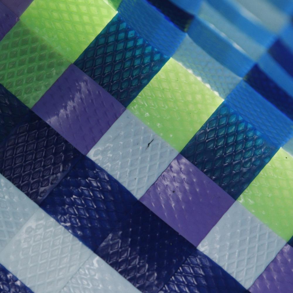 Marni Woven Micro Basket Handbag MW55F Basket Bag Blue / Multicolor Polypropylene Women Used