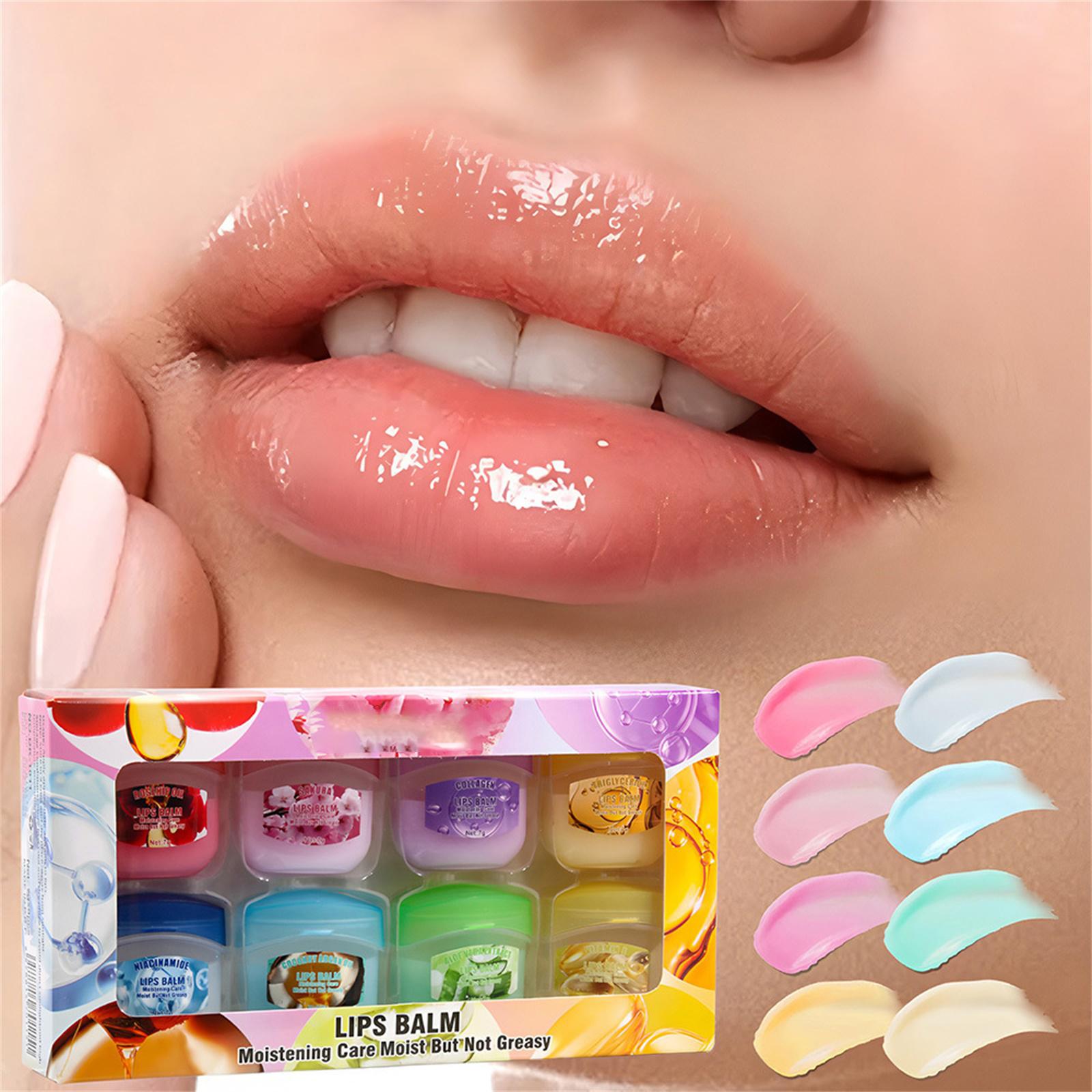 

8-Color Lip Mask Set, Moisturizing And Hydrating, Fruit-Flavored Lip Mask Set One Size