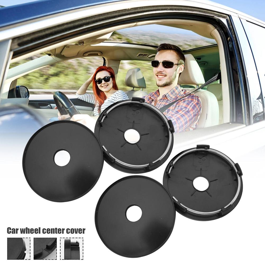 

4 шт. 60-56 мм универсальные черные автомобильные диски литые центральные колпачки ступицы колеса декор из АБС-пластика центральные колпачки колес автомобиля черные/хромированные чёрный